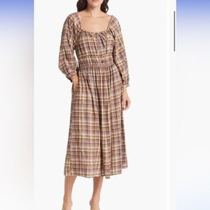 Madewell Sophia midi dress XS